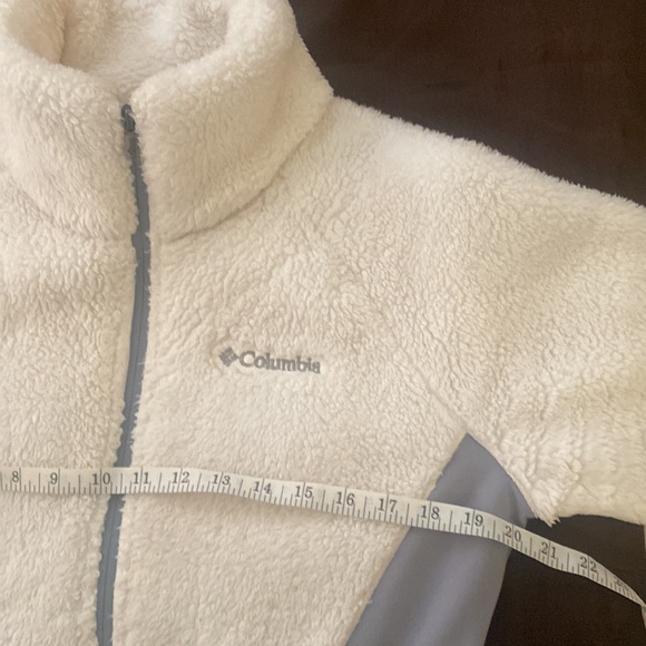 Women's Columbia Fuzzy Jacket Size L - Picture 6 of 6